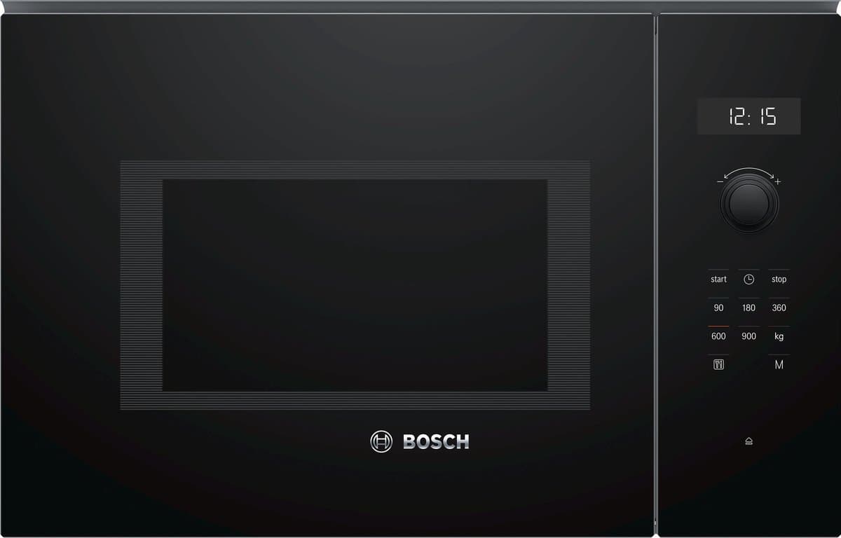 Bosch BFL554MB0 - Serie 6 - Inbouwmagnetron - 25 l - 900 W - Eenvoudig te reinigen: hydrolyse - Zwart — afbeelding 1