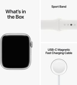 Apple Watch Series 8 - 45mm - Zilver Aluminium — thumbnail 5