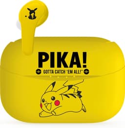 Pokémon - Pikachu - draadloze oordopjes - met oplaadcase - touch control - extra eartips - TWS earpods bluetooth — thumbnail 1