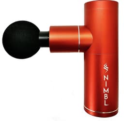 Massage Gun - Nimbl XPRS Fysio - Sport en Relax Massage apparaat - Fluisterstil - Inclusief koffer - Met 4 opzetstukken - Rood — thumbnail 2