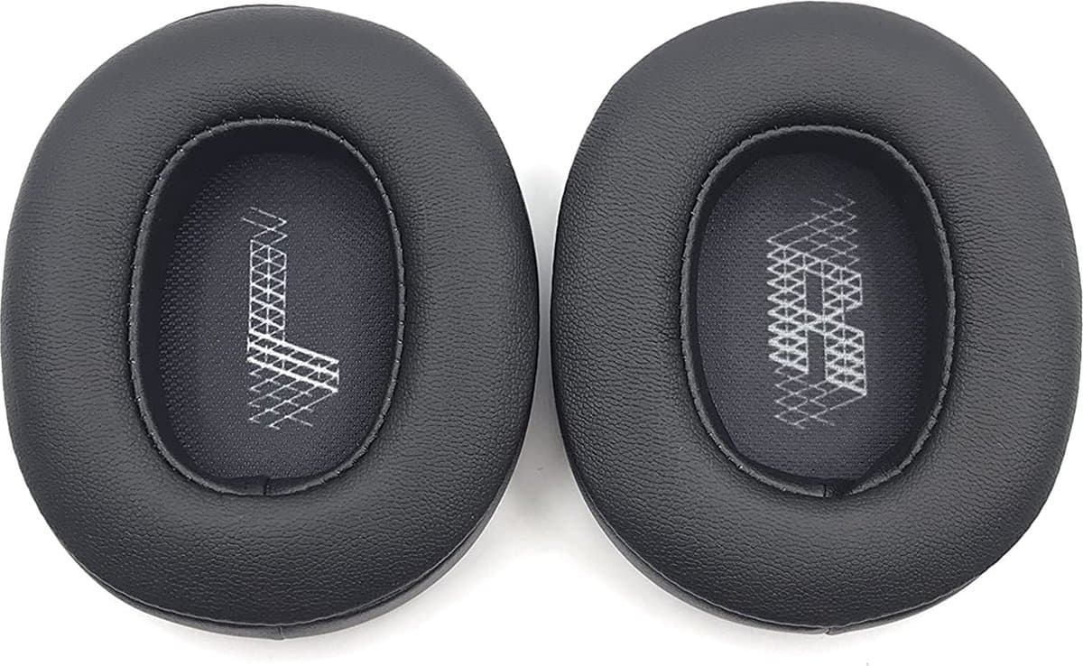 Oorkussens Geschikt Voor JBL Live 500BT - 2 Stuks - Vervangende Koptelefoon Earpads - Zacht Schuim - Eiwitleer - Zwart — afbeelding 1