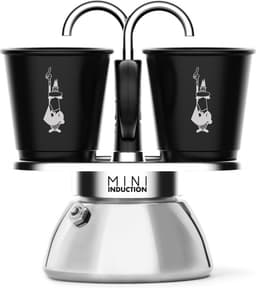 Bialetti Mini Express Induction 2 Kops – Espressomaker – Geschikt voor Inductie – Inclusief 2 Espressokopjes — thumbnail 1