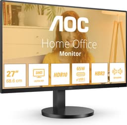 AOC U27B3CF - 4K USB-C Monitor - 65w - 27 inch — thumbnail 1