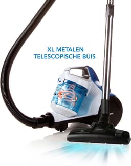 DOMO DO7286S Stofzakloze stofzuiger - 1,5 L - 700 W - wit/blauw — thumbnail 3