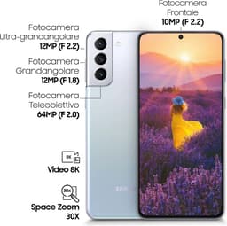 Samsung Galaxy S21+ - 5G - 128GB - Phantom Silver — thumbnail 4