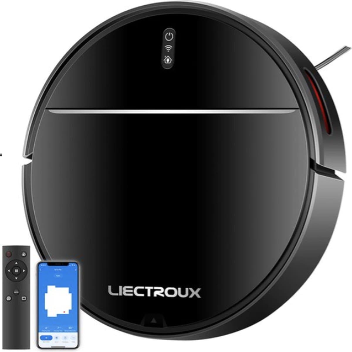 Liectroux M7S Pro - Robotstofzuiger met Dweilfunctie - 4000Pa Zuigkracht - Slimme Navigatie - Werkt met Alexa & Google Home - Populair Model 2024 — afbeelding 1