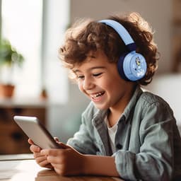 Bluey - draadloze kinderkoptelefoon - volumebegrenzing - lange batterijduur - microfoon - opvouwbaar - bluetooth — thumbnail 4