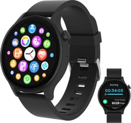 Denver Smartwatch - Android iOS - Volledige Belfunctie - Sporthorloge - Hartslagmeter - Saturatiemeter - Slaapmonitor - SWC338B — thumbnail 1