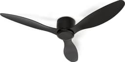 Plafondventilator - Ø132 cm - Zwart - Extra Stil: <25 dB - Ideaal voor Lage Plafonds - Plafond Ventilator — thumbnail 4