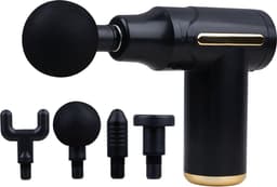 Zoem - Massage gun - Massage Apparaat - Massage pistool - incl. 4 opzetstukken - Draadloos -Variabele snelheid - 6 standen - Zeer solide kwaliteit - Vaderdag - Cadeau — thumbnail 1