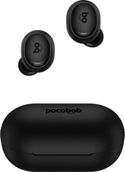 pocobob® TO draadloze oordopjes - Zwart - in ear oortjes - bluetooth oordopjes - Met pocobob APP voor je smartphone — thumbnail 1