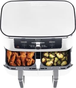 Ninja Foodi AF400EUWH Limited Edition Dubbele Airfryer XXL - Twee Kookvakken - 9.5 Liter - 2470 Watt - Dual Zone Technologie — thumbnail 5