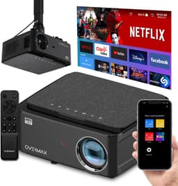 Overmax Multipic 6.1 Full HD 1080p LED-beamer met autofocus-keystone-beeldcorrectie - Wifi Bluetooth 5.0 - 7000 lumen — thumbnail 2