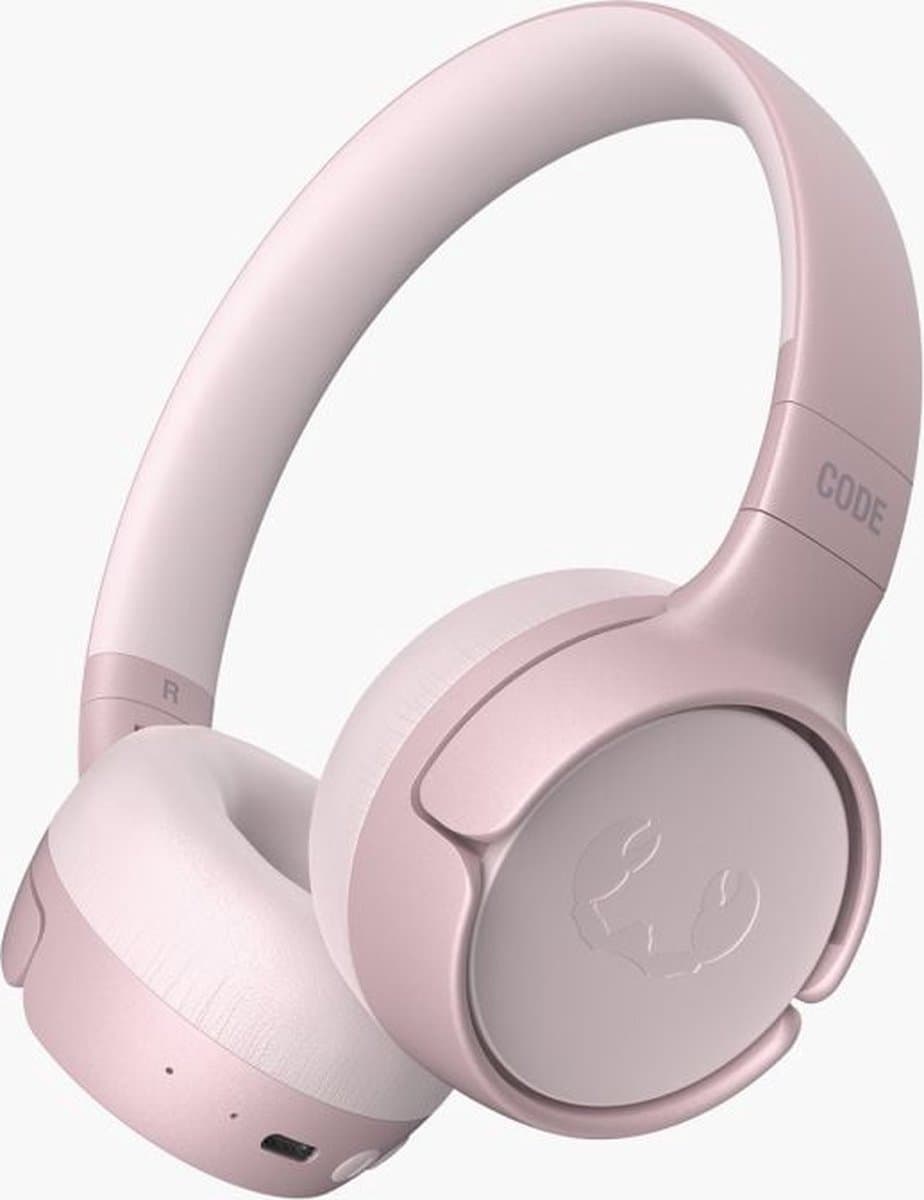 Fresh ‘n Rebel Code Fuse – Draadloze on-ear koptelefoon - Bluetooth - 30 uur Speeltijd - Roze - Smokey Pink — afbeelding 1