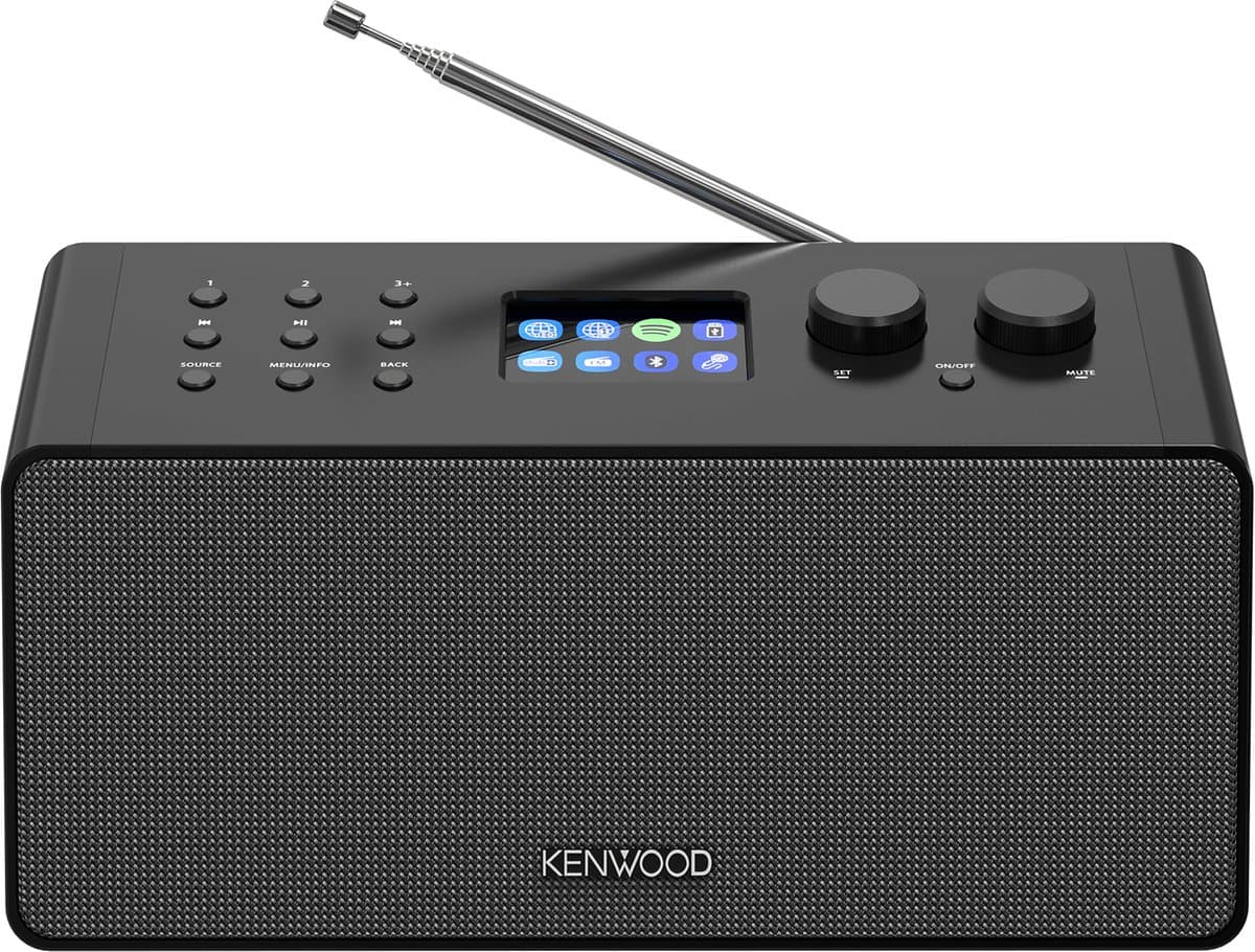 Kenwood CR-ST90S Smart Radio - 8 uur batterij - Zwart — afbeelding 1
