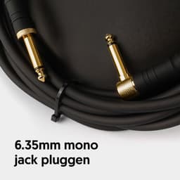 Áengus Gitaarkabel UltraFlex Instrumentkabel - 6.35mm mono jack plug haaks/recht - 5 meter — thumbnail 3