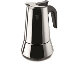Pezzetti espressomaker - koffiemaker - 6 kops - roestvrijstaal - inductie - gas - elektrisch - percolator- moka pot