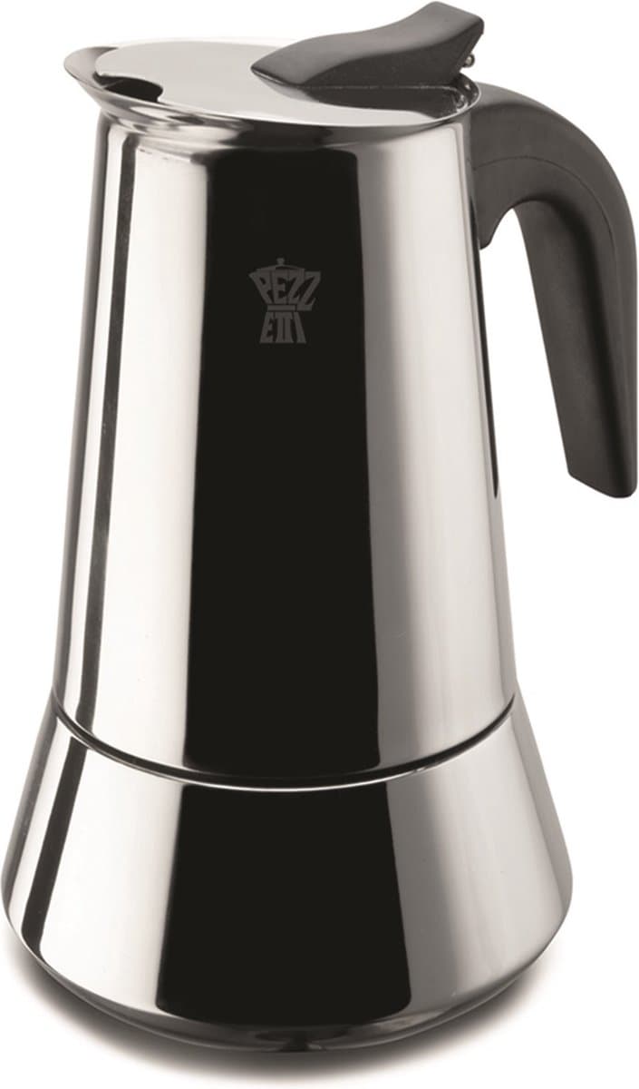 Pezzetti espressomaker - koffiemaker - 6 kops - roestvrijstaal - inductie - gas - elektrisch - percolator- moka pot — afbeelding 1