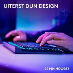 Logitech G515 Lightspeed TKL - Draadloos Gaming Toetsenbord - RGB - Qwerty US - Zwart — thumbnail 3