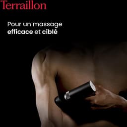 Massage Pistool spiermassage 1800-3200 omw-min 3 snelheden verlicht-ontspant siliconen-opzetstukken 2-traps verwarming USB-C etui — thumbnail 3