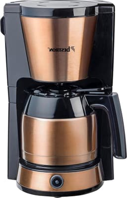 Koffiezetapparaat gemalen filterkoffie thermokan 8 kopjes 900W koper — thumbnail 1