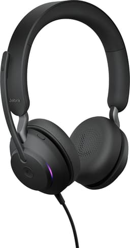 Jabra Evolve2 40 SE MS Stereo - Headset - op oor - met bekabeling - USB-C - ruisisolatie - gecertificeerd voor Microsoft Teams — thumbnail 2