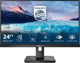Philips S Line 242S1AE/00 led-scherm 60,5 cm (23,8") 1920 x 1080 pixels full hd zwart — thumbnail 1