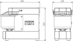 DEEGMENGER 10L - Combisteel 7062.0105 - Horeca & Professioneel — thumbnail 2