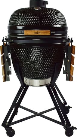 BLISS kamado 21 BBQ - houtskool barbecue - inclusief levenslange garantie, kooksysteem & meer accessoires. — thumbnail 5