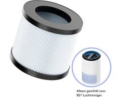 BLANC SQUARE® HEPA 13 Luchtfilter - 99% effectief tegen huisstofmijt, hooikoorts, allergie, stof - 3 Laags Air Purifier filter - Koolstoffilter