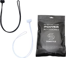 2x Somstyle Magnetische Band Geschikt Voor Apple Airpods 1 / 2 / 3 / Pro 1 & 2 - Anti Lost Siliconen Strap Voor Draadloze Oordopjes - Koord - 70cm — thumbnail 5
