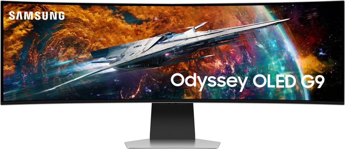 Samsung Odyssey G9 LS49CG954SUXEN - Smart OLED Gaming Monitor - Apple AirPlay - Tizen - Wi-Fi - 240hz - 49 inch — afbeelding 1