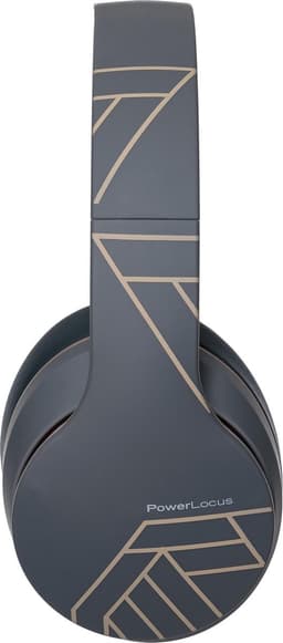 PowerLocus P6 draadloze Over-Ear Koptelefoon Inklapbaar - Bluetooth Hoofdtelefoon - Met microfoon - Asfalt Grijs — thumbnail 2