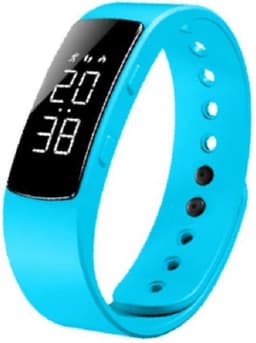 West Watches Model Jungle Activity Tracker Stappenteller Tieners - Smartband - Sporthorloge - Licht Blauw — thumbnail 1