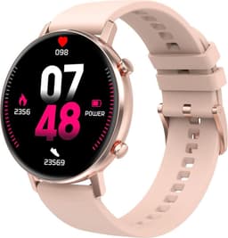 DrPhone DTX-2 - Hybrid Smartwatch 42mm voor Mannen en Vrouwen Aluminium + Retina Horloge - 360x360 Kleurenscherm - RoséGoud — thumbnail 3