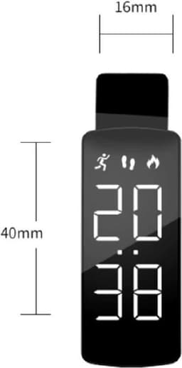 West Watches Model Jungle Activity Tracker Stappenteller Tieners - Smartband - Sporthorloge - Camouflage groen — thumbnail 3