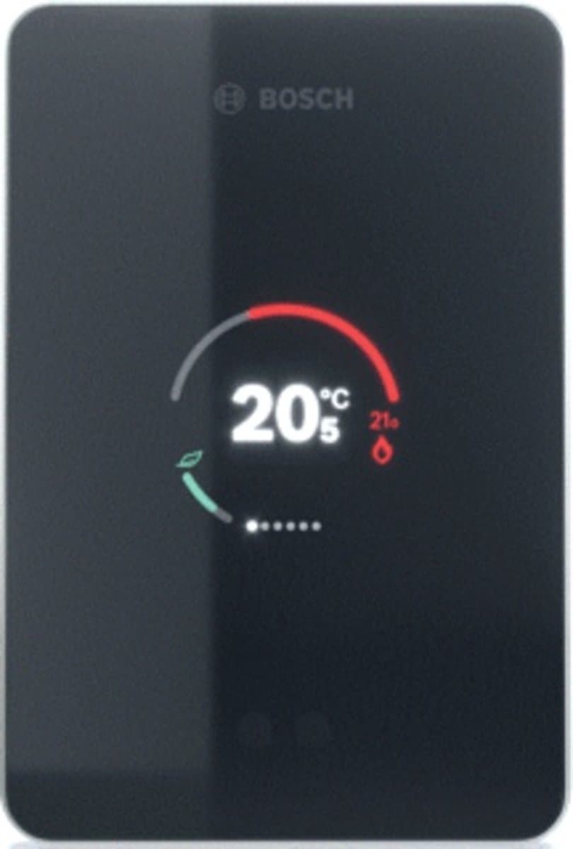 Bosch EasyControl slimme thermostaat - zwart (bedraad) — afbeelding 1