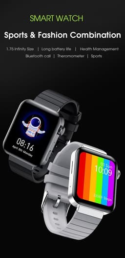 DrPhone iNX - Metalen Smartwatch Bluetooth Bellen - Microfoon - Hartslag - Stappen - Mannen / Vrouwen - IOS/Android - Zilver — thumbnail 5