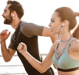kwmobile magnetische band geschikt voor Apple Airpods 1 / 2 / 3 / 4 / Pro 1 / Airpods Pro 2 - Siliconen strap voor draadloze oordopjes - 80 cm lang - In zwart — thumbnail 3