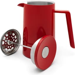 Leopold Vienna - French Press cafetière San Marco dubbelwandig 1L rood — thumbnail 3