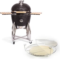 YAKINIKU Kamado - XLARGE COMPLEET - 22 inch - 56 cm Grilloppervlak - Inclusief Onderstel, Zijtafels & Pro Set — thumbnail 1