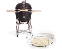 YAKINIKU Kamado - XLARGE COMPLEET - 22 inch - 56 cm Grilloppervlak - Inclusief Onderstel, Zijtafels & Pro Set