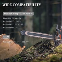 35mm zuiger ring en olieseal reparatieset geschikt voor Honda GX25 FG110 HHT25S kleine motortrimmer voor eenvoudig onderhoud en vervanging van onderdelen — thumbnail 5