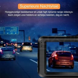 NIVA® Dashcam - 1080P - Dashcam voor En Achter - Dashcam voor Auto - Zwart - 4cm x 9cm x 5cm — thumbnail 3