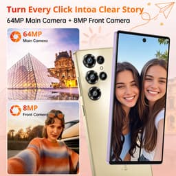 OUKITEL C66 Smartphone 4G-16 RAM-128ROM-6.73 inch HD 120HZ-5000 mAh-64MP camera-Android16 — thumbnail 5