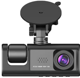 Dashcam - Autocamera, Autodashcam | Draadloze, robuuste en duurzame autodashcam met display, draagbare autodashcam in zwart — thumbnail 1