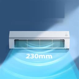 Ryoudavell - Bladeloze Torenventilator met Afstandsbediening - USB Oplaadbaar 4000mAh - 3-in-1 Wandmontage & Tafelventilator - Stille Mini Bureauventilator met 60° Oscillatie - Wit — thumbnail 3