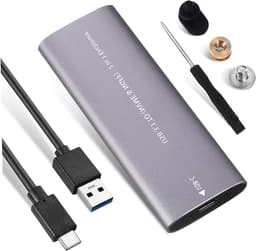Externe Harde Schijf - SSD Externe Opslag - Snelle Gegevensoverdracht - Dubbel Protocol Type-C — thumbnail 1