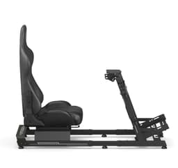 VDD Gaming On Sim Racing Cockpit – Black on Black - Aluminium — thumbnail 2