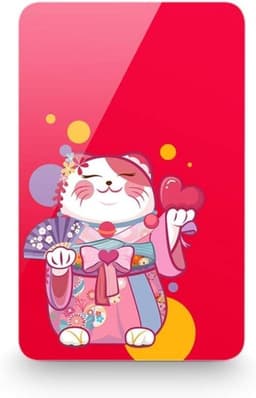 Externe Harde Schijf - Mobiele Opslag - Bestanden Opslaan - Dubbele Schokbestendigheid - 2 TB - Roze — thumbnail 1